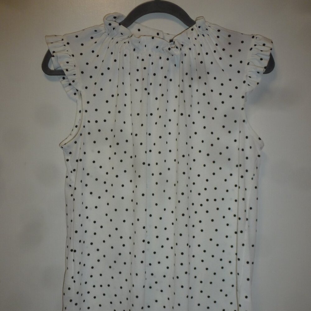NWT Adrianna Papell Polka Dot Blouse